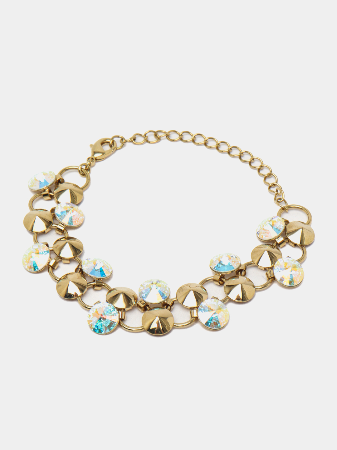 RIVOLI 1100 Ayollar bilaguzuk toshlari Swarovski rangi Gold/zlato - 