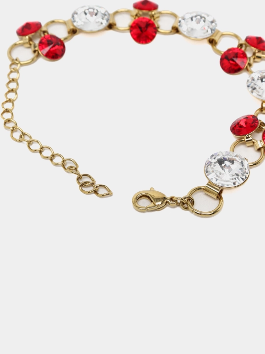 RIVOLI 1098 Ayollar bilaguzuk toshlari Swarovski rangi Gold/zlato
