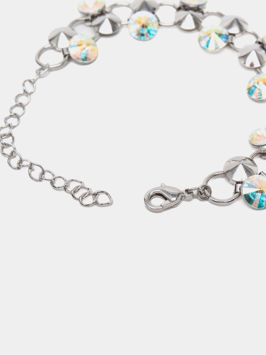 RIVOLI 1100 Ayollar bilaguzuk toshlari Swarovski rangi Rhodium