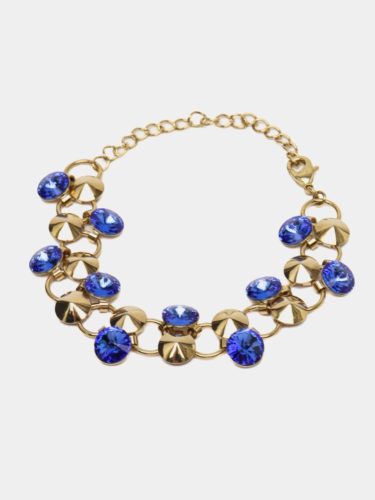 RIVOLI 1100 Ayollar bilaguzuk toshlari Swarovski rangi Gold/zlato - 