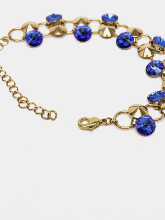 RIVOLI 1100 Ayollar bilaguzuk toshlari Swarovski rangi Gold/zlato
