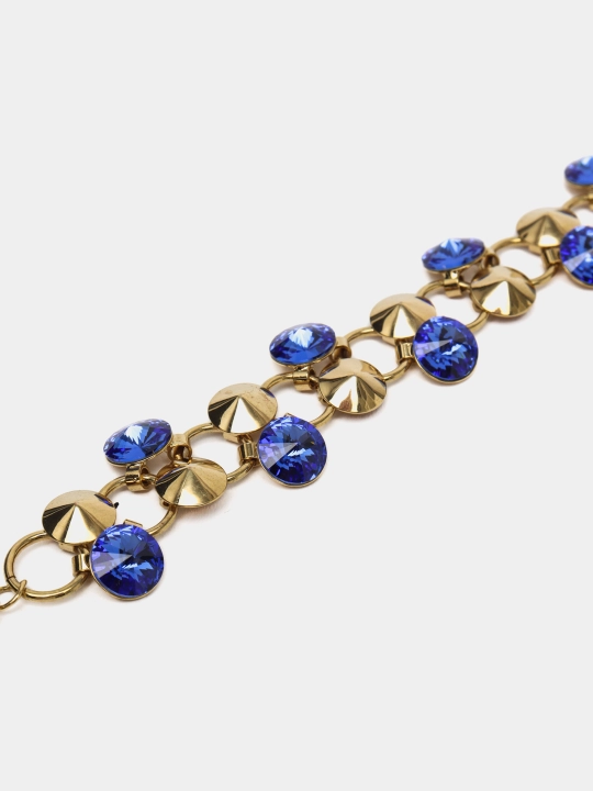 RIVOLI 1100 Ayollar bilaguzuk toshlari Swarovski rangi Gold/zlato