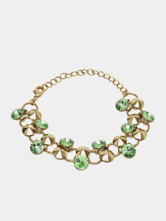 RIVOLI 1100 Ayollar bilaguzuk toshlari Swarovski rangi Gold/zlato - 