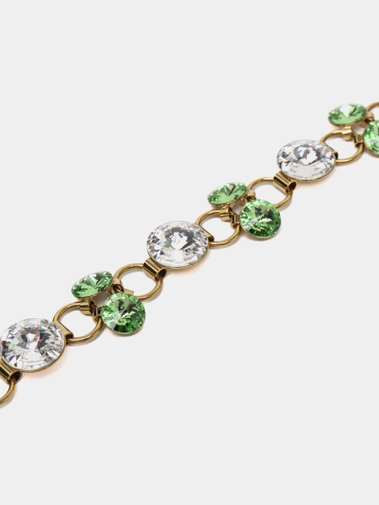 RIVOLI 1098 Ayollar bilaguzuk toshlari Swarovski rangi Gold/zlato