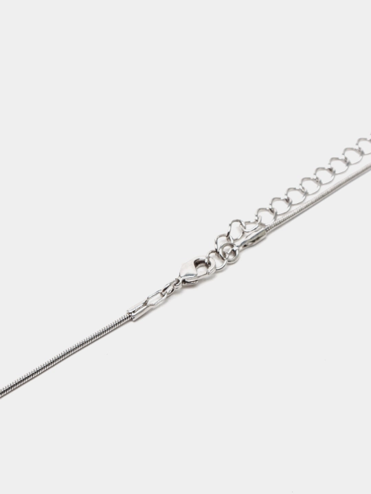 Подвеска-ожерелье ZOE цвет Rhodium на цепочке с кристаллами Swarovski