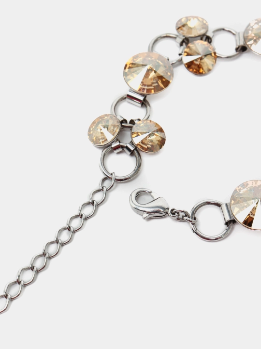 Браслет RIVOLI 1098 цвет Rhodium с кристаллами Swarovski