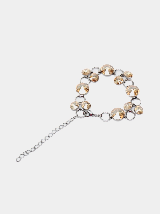 Браслет RIVOLI 1098 цвет Rhodium с кристаллами Swarovski