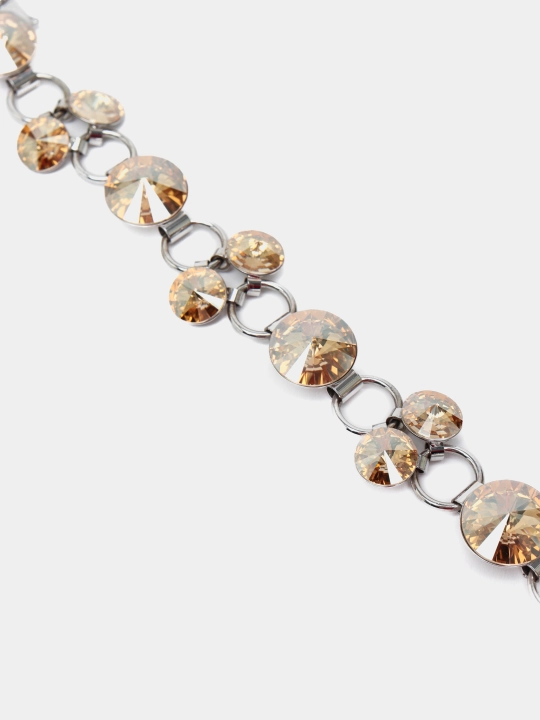 Браслет RIVOLI 1098 цвет Rhodium с кристаллами Swarovski