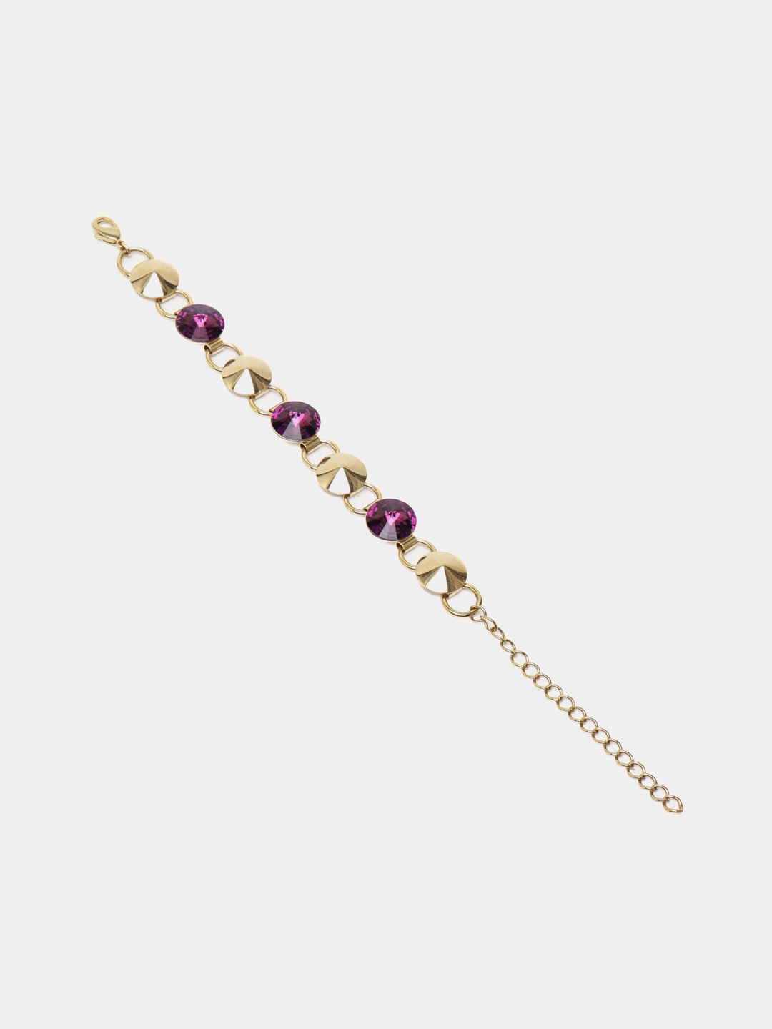 RIVOLI 1096 Ayollar bilaguzuk toshlari Swarovski rangi Gold/zlato