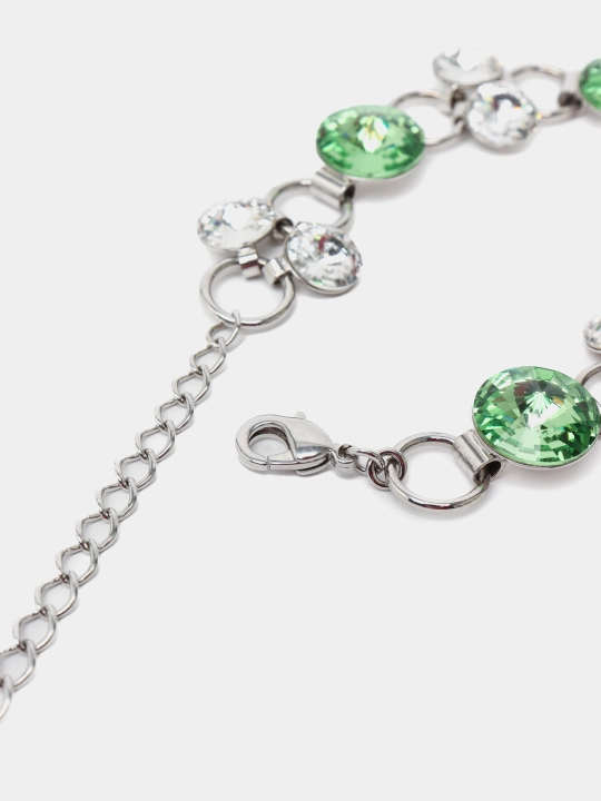 RIVOLI 1098 Ayollar bilaguzuk toshlari Swarovski rangi Rhodium