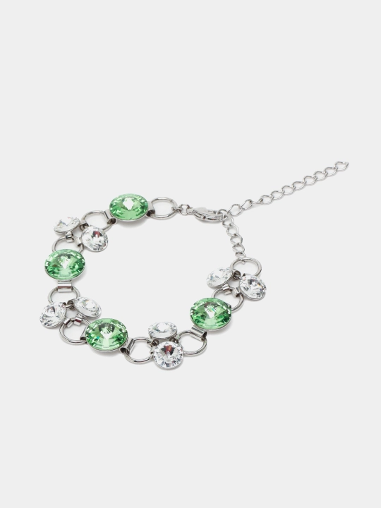 RIVOLI 1098 Ayollar bilaguzuk toshlari Swarovski rangi Rhodium - 