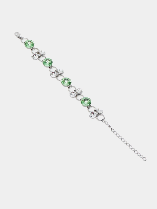 RIVOLI 1098 Ayollar bilaguzuk toshlari Swarovski rangi Rhodium
