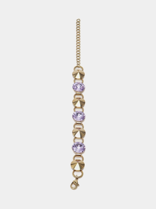 RIVOLI 1096 Ayollar bilaguzuk toshlari Swarovski rangi Gold/zlato - 