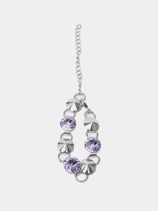 RIVOLI 1096 Ayollar bilaguzuk toshlari Swarovski rangi Rhodium
