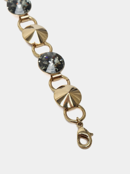 RIVOLI 1096 Ayollar bilaguzuk toshlari Swarovski rangi Gold/zlato