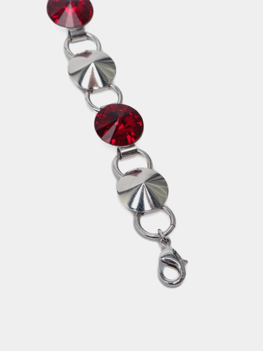 RIVOLI 1096 Ayollar bilaguzuk toshlari Swarovski rangi Rhodium