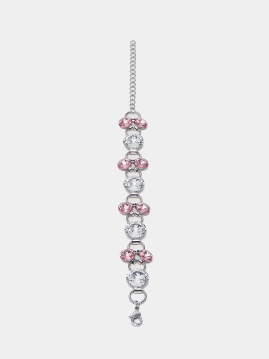 RIVOLI 1098 Ayollar bilaguzuk toshlari Swarovski rangi Rhodium - 