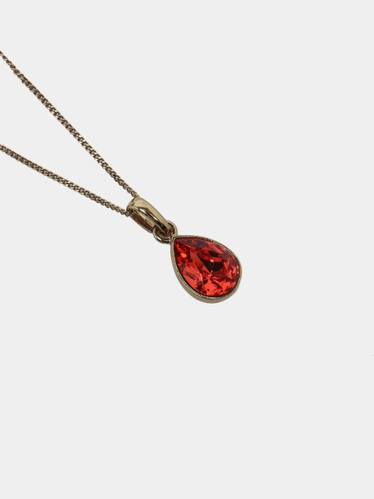 Подвеска-ожерелье Nicoll, цвет Staro Zlato, на цепочке, с кристаллами Swarovski - 
