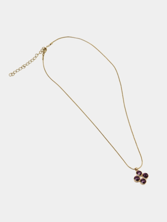 Подвеска-ожерелье MINI RIVOLI цвет Gold/zlato  на цепочке с кристаллами Swarovski