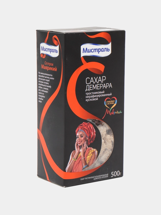 Shakar demerara Mistral', tozalanmagan qamish, 500 g