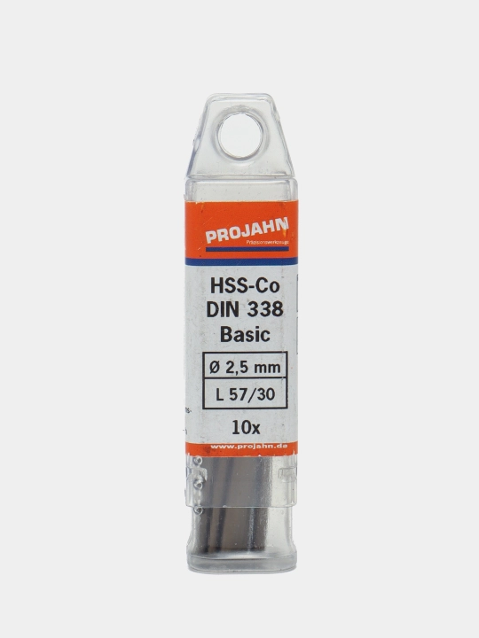 Сверло по металлу Projahn Basic HSS-Co, 2.5  x57 мм, 1 шт