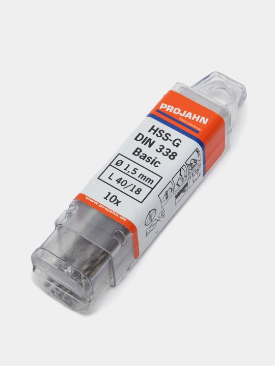 Сверла по металлу Projahn Basic HSS-G 1,5x40 мм, 1 шт