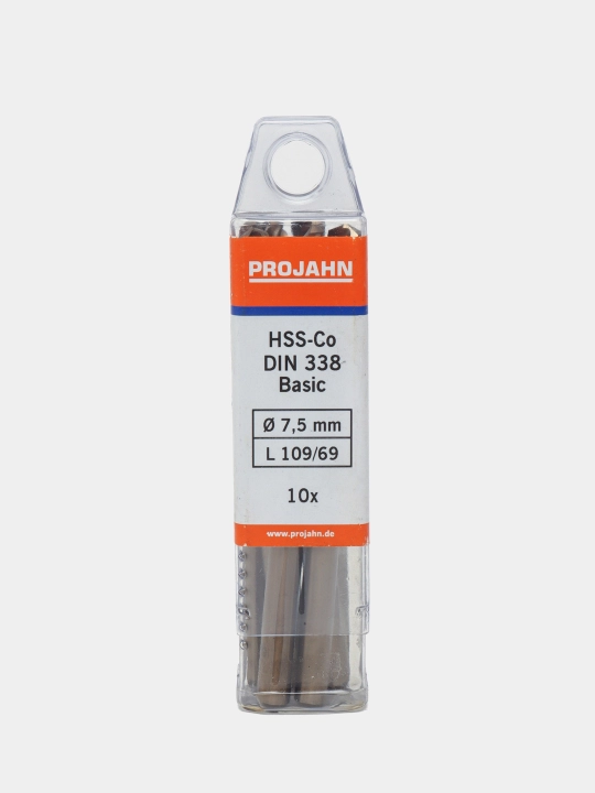 Спиральное сверло Projahn Basic HSS-Co 7,5x109 мм, 1 шт