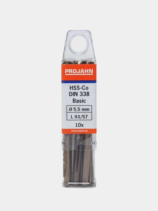 Сверло по металлу Projahn Basic HSS-Co 5,5x93 мм, 1 шт