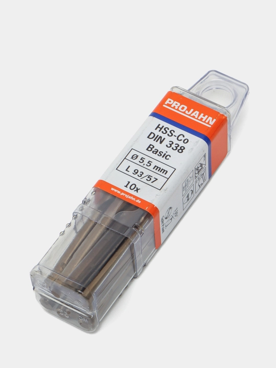 Сверло по металлу Projahn Basic HSS-Co 5,5x93 мм, 1 шт