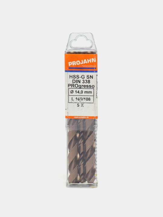 HSS-G Type SN DIN 338 markali metall parma, Projahn, 14 * 160 mm, 1 dona - 
