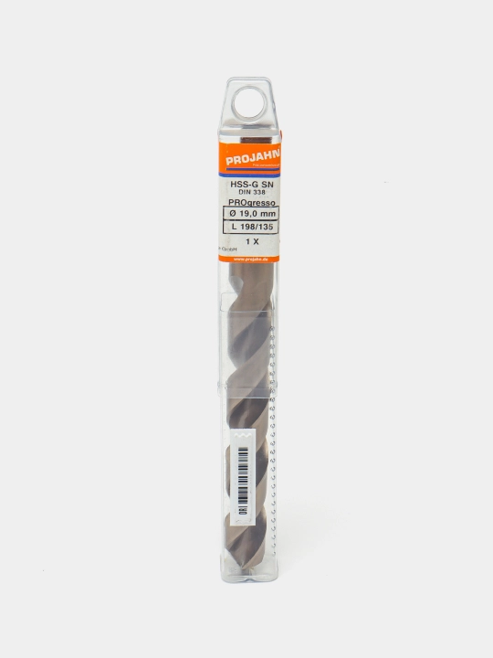 Сверло по металлу HSS-G Type SN DIN 338, Projahn, 19 * 198 мм