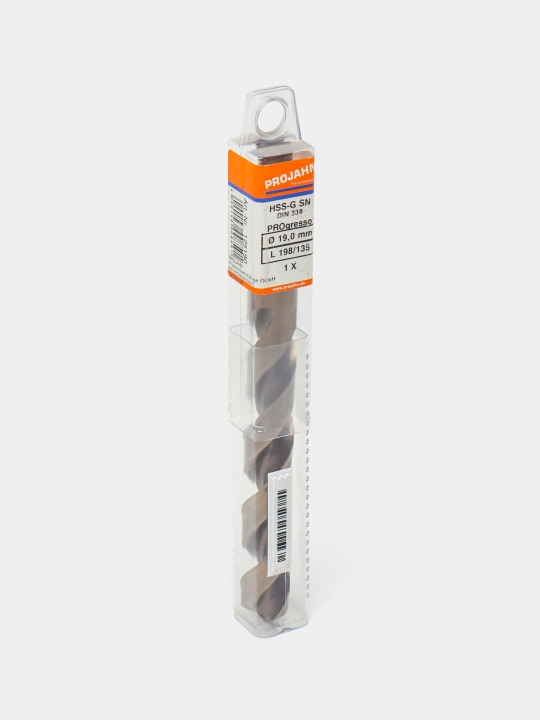Сверло по металлу HSS-G Type SN DIN 338, Projahn, 19 * 198 мм