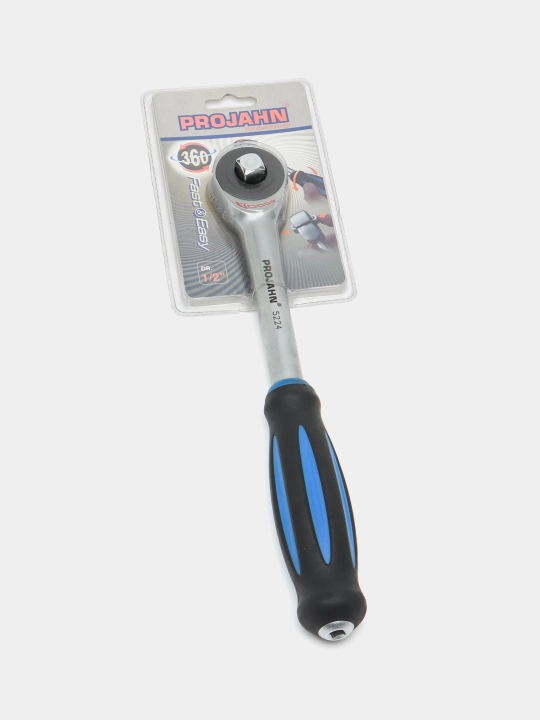 Трещотка Projahn с поворотной рукояткой 1/2", 614 Нм, 60 зубьев