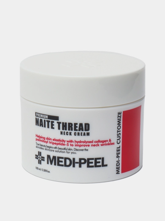 Bo'yin uchun krem peptid kompleksi bilan Medi-Peel Naite Thread Neck Cream, 100 ml - 