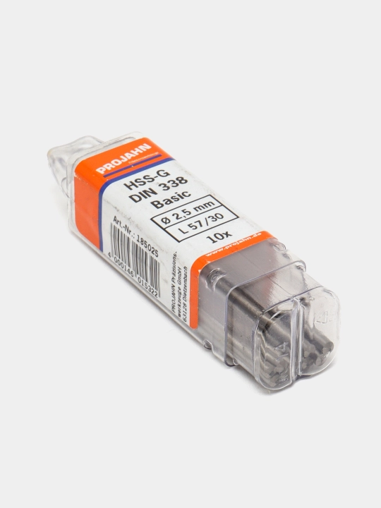 Сверло по металлу Projahn HSS-G DIN 338 Type N BASIC, 2.5 x 57 мм, 1 шт