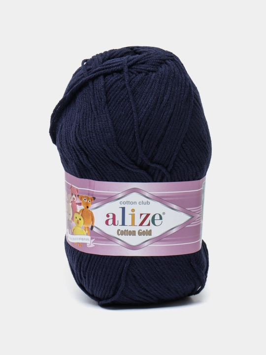 Пряжа для вязания Alize Cotton Gold 55% хлопок 45% акрил, цвет 58, 100 г, 330 м - 