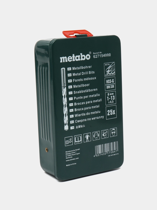 Metabo HSS-G parmalar kassetasi, SP, 25 dona 627154000