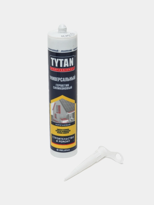 Силиконовый герметик "Tytan", универсальный, коричневый