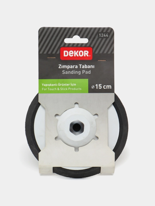 Наждачная основа Dekor, клейкая, 15 см - 