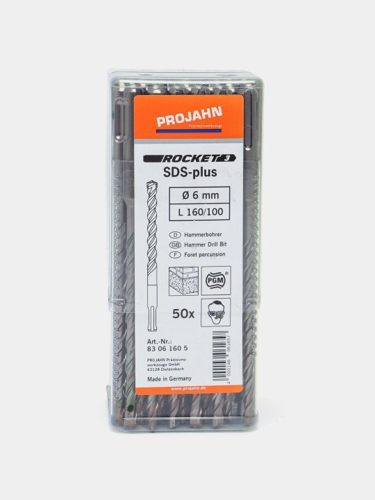 Perfarator uchun dumli burg'u Projahn Rocket 3 6x160, 1 dona - 