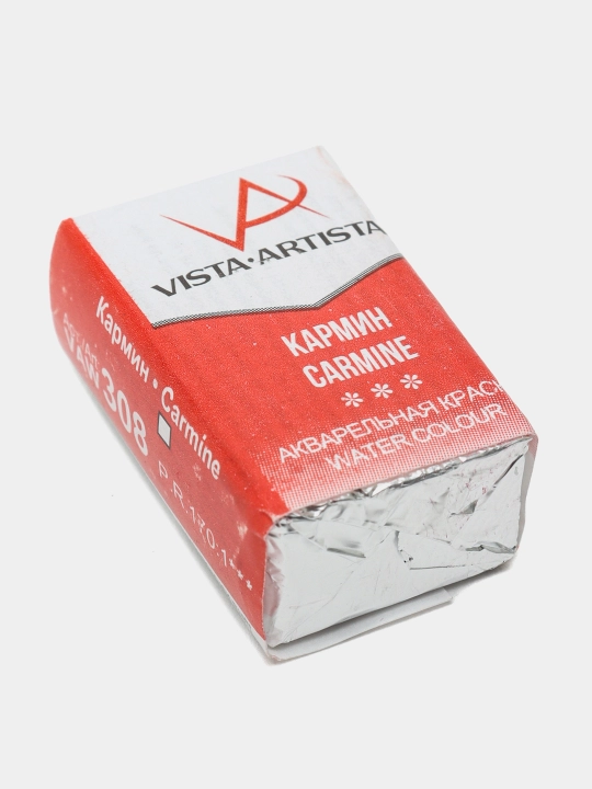 Краска акварельная Vista-Artista Studio VAW, кармин, 2.5 мл, 308
