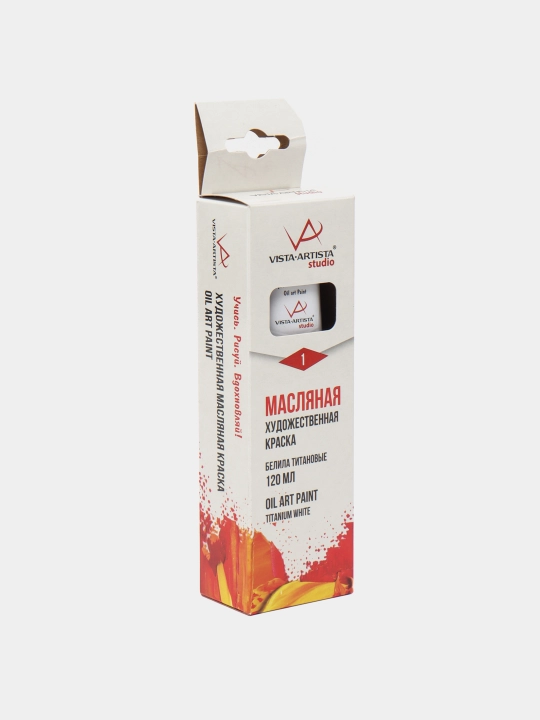 Moyli bo'yoq Vista-Artista Studio VAOS-120, 103 titan oq, 120 ml q0000019861 - 