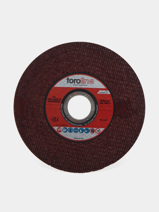 Диск ToroFlex UC20A60R-BF нержавеющая сталь, 125 * 1.0 - 