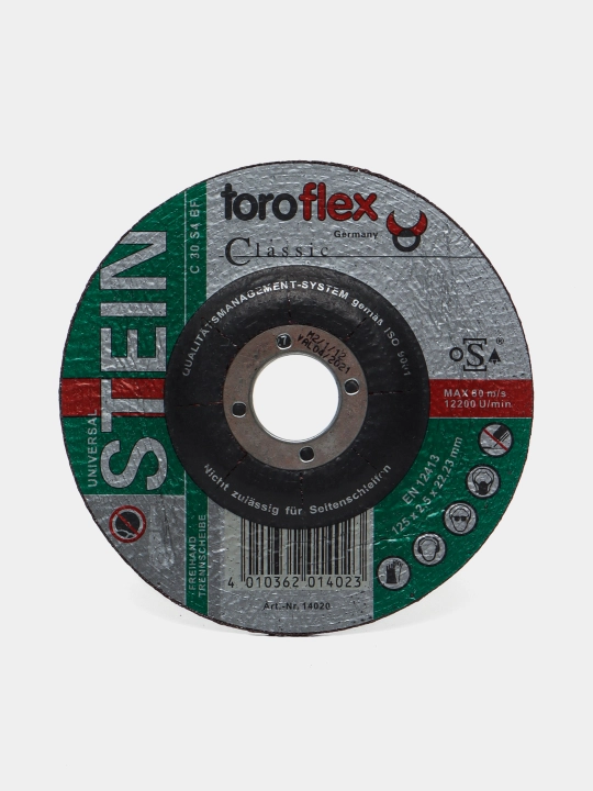 Отрезной диск Weiler ToroFlex F42 C30S4-BF, 125 * 2.5 * 22.23 - 
