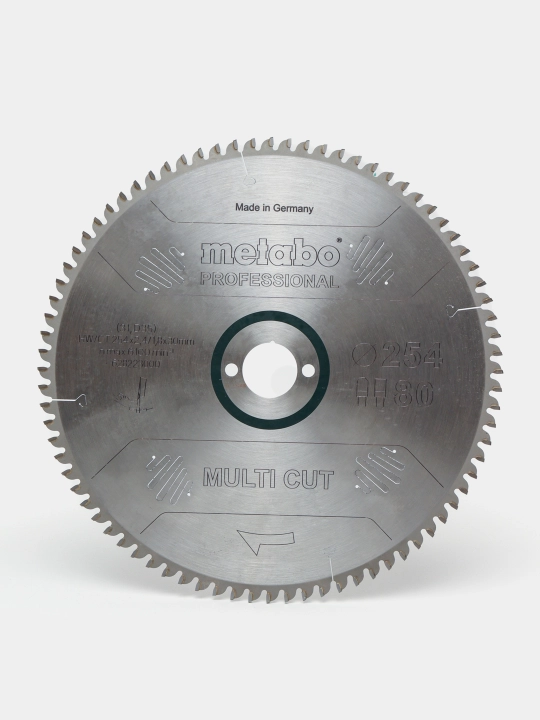 Пильный отрезной диск Metabo Z80 FZ/TZ, 254 * 2, 4 * 30 мм - 