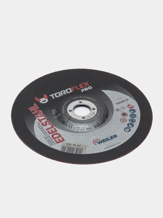 Отрезной диск ToroFlex, нержавеющая сталь, F42 A46T-BF, 180 * 1.6 * 22.23