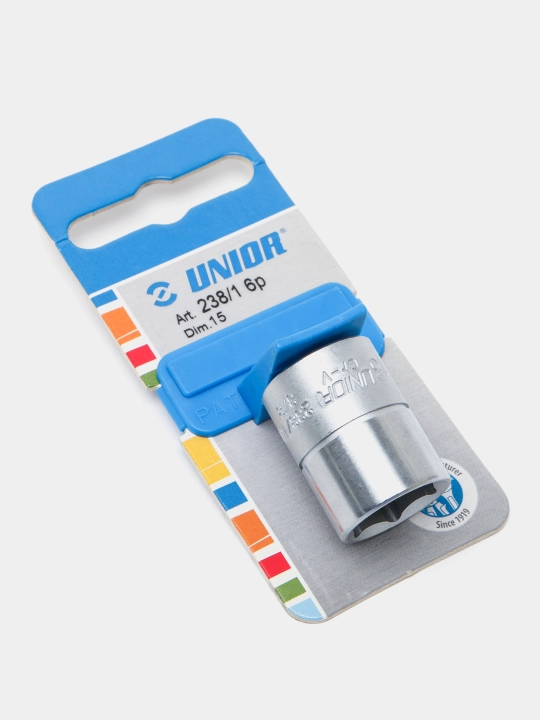 Oxirgi olti burchakli bosh Unior 3/8" - 238/1