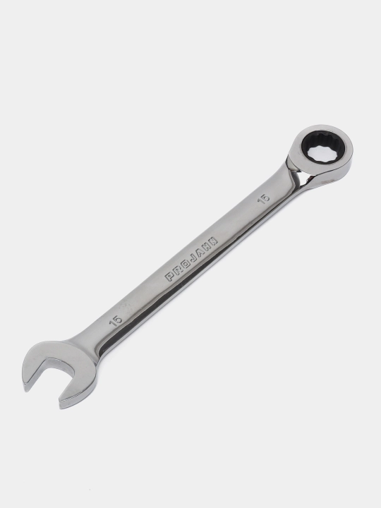 Трещоточный ключ Projahn GearTech Классик, 15 мм, 250 Нм - 