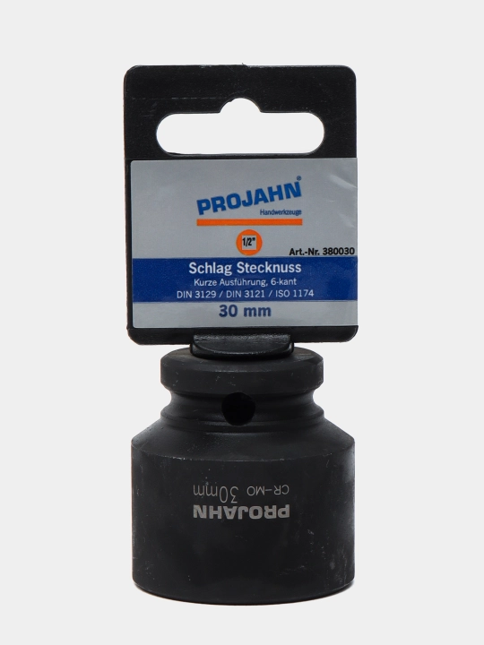 Olti burchakli zarba boshi Projahn 30 мм, 1/2"
