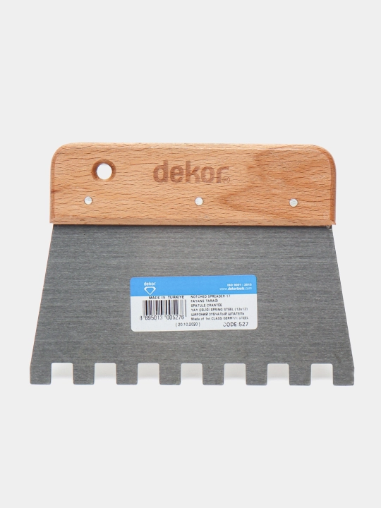 Keng tishli molga Dekor, prujinali po'lat, 170 mm, 80 mm - 